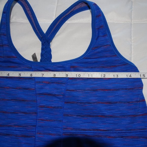 LOLE Blue Tank with Braided Racerback - Picture 6 of 9